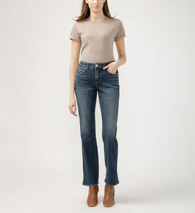 Eloise Bootcut Slit Jeans (Rosier Blue)