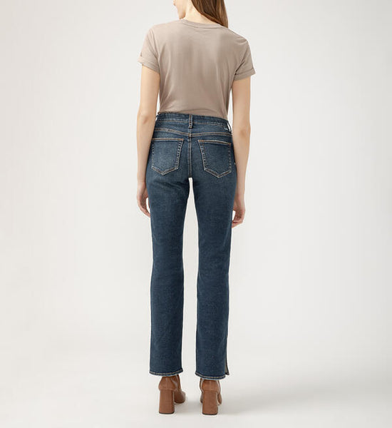 Eloise Bootcut Slit Jeans (Rosier Blue)