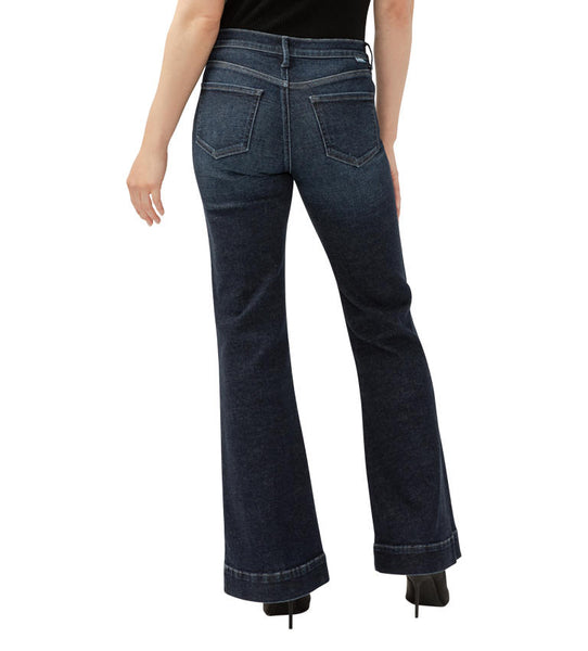 Kait Mid Rise Flare Jean (Opera Blue)