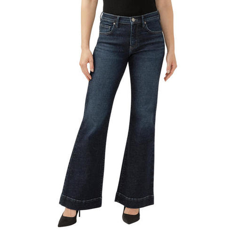 Kait Mid Rise Flare Jean (Opera Blue)