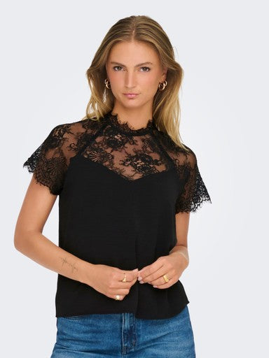 Liona Lace Top (Black)