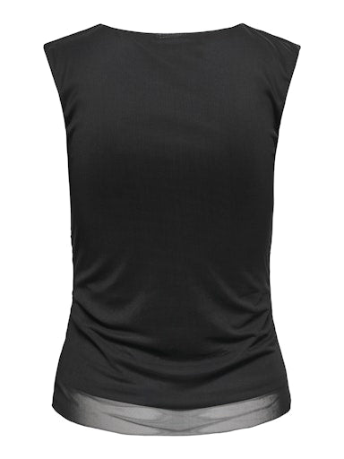 Elsa Mesh Tank (Black)