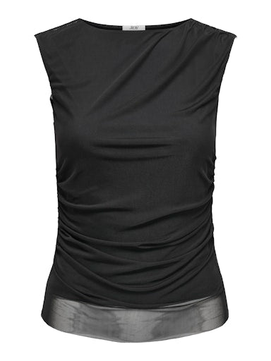 Elsa Mesh Tank (Black)