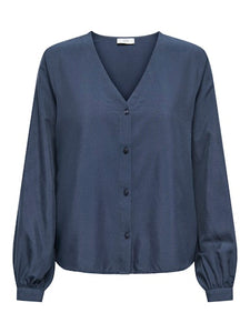 Trina Button Down Blouse (Total Eclipse)