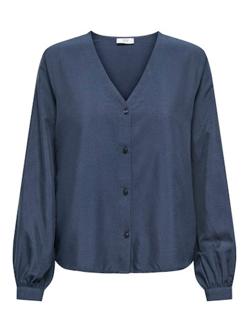 Trina Button Down Blouse (Total Eclipse)