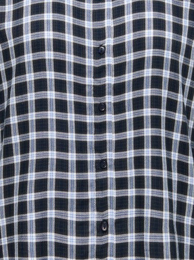 Stacey Plaid Shirt (Navy)