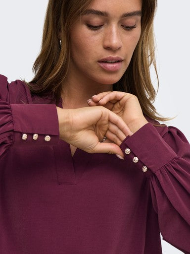 Aya Blouse (Windsor Wine)