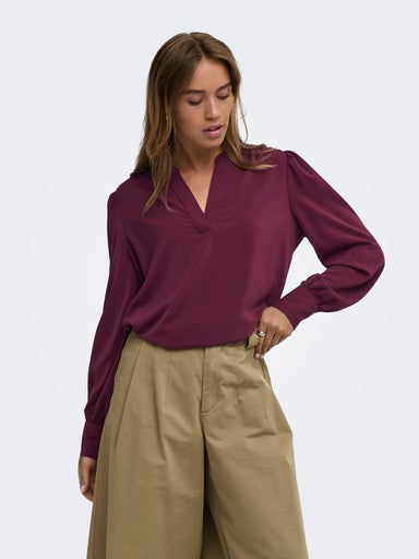 Aya Blouse (Windsor Wine)