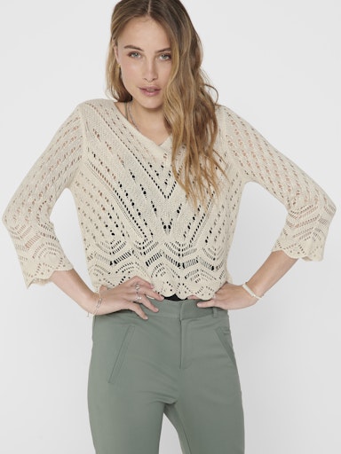 Sunnie Crop Pullover (Tapioca)