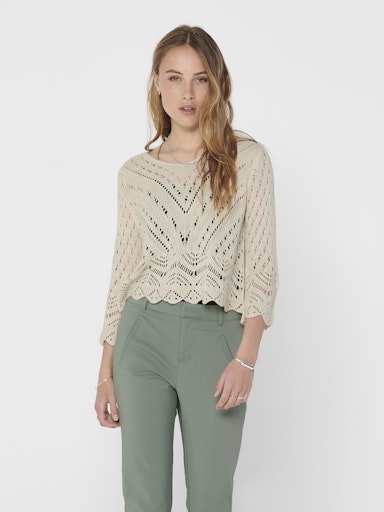 Sunnie Crop Pullover (Tapioca)