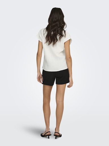 Thea Cotton Gauze Top (Cloud Dancer)