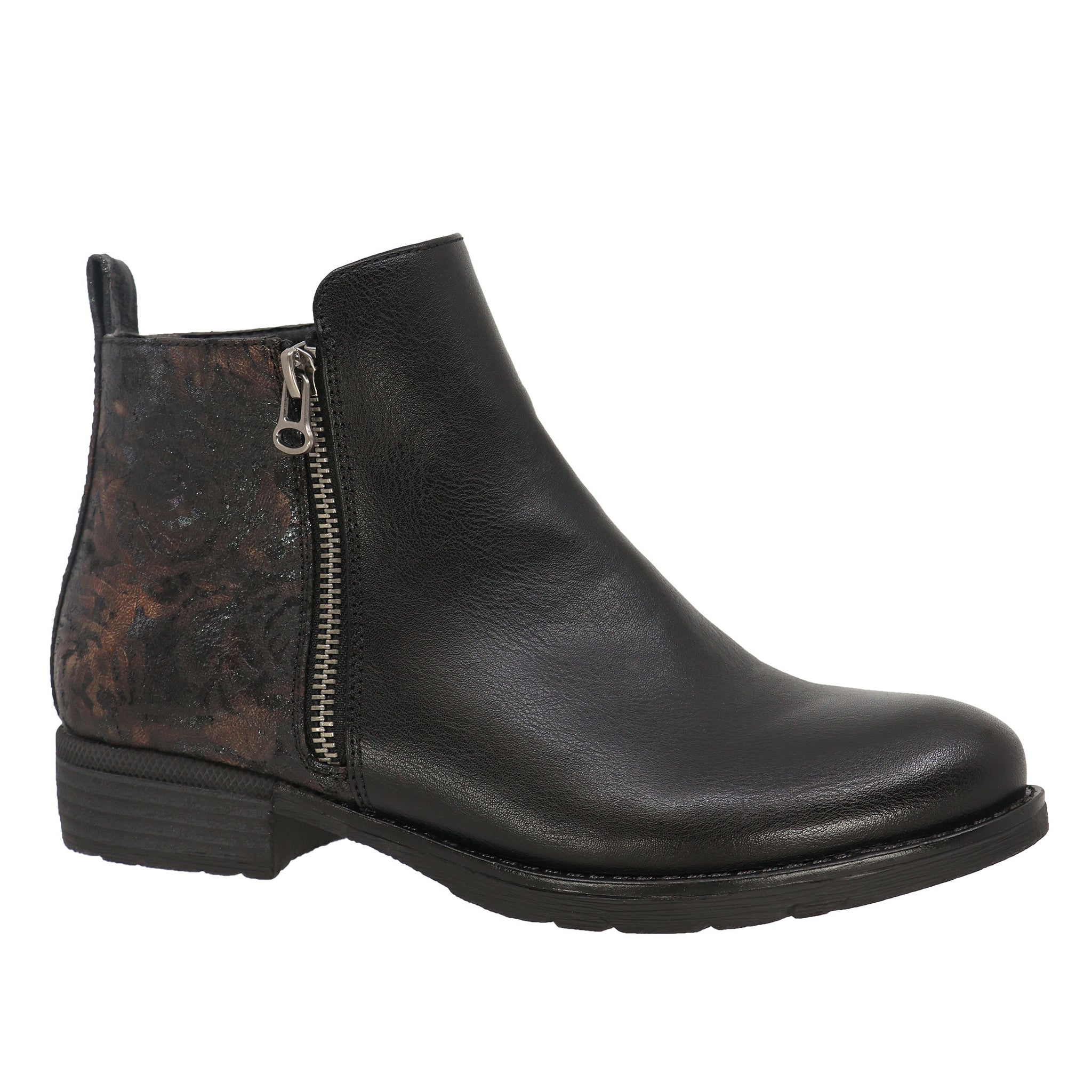 Kinsley Print Waterproof Boot (Black)