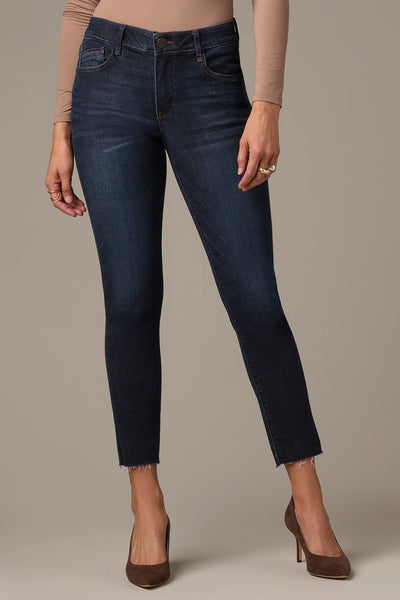 Charlotte Ankle Skimmer Jean (Dark Indigo)