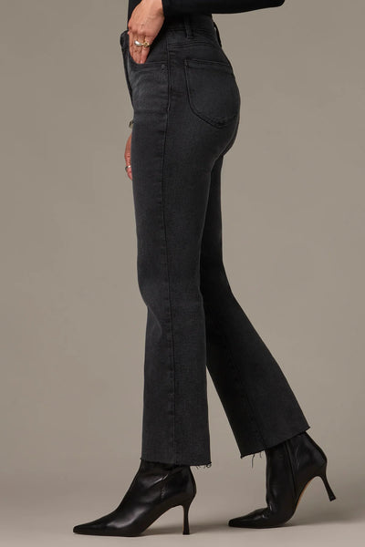 Bennett Skyrise Barely Boot Jeans (Washed Black)