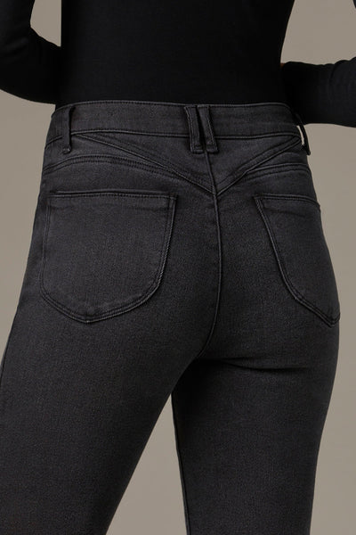 Bennett Skyrise Barely Boot Jeans (Black)