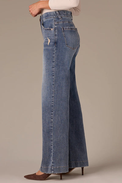Sam High Rise Wide Leg Jean (MBLART)