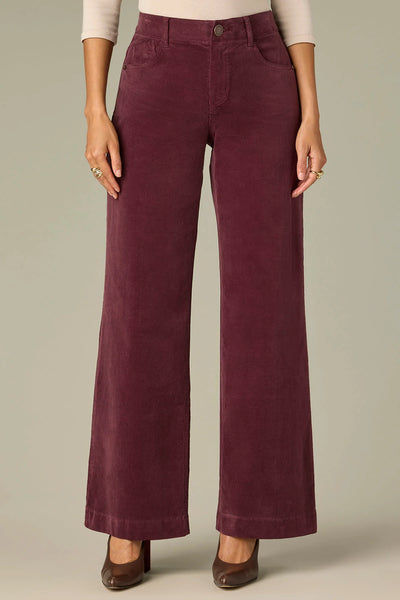 Sam High Rise Wide Leg Jean (Corduroy Fig)