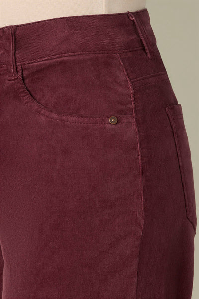 Sam High Rise Wide Leg Jean (Corduroy Fig)