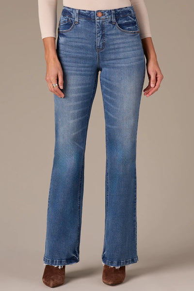 Madison High Rise Itty Bitty Bootcut Jean (Indigo)