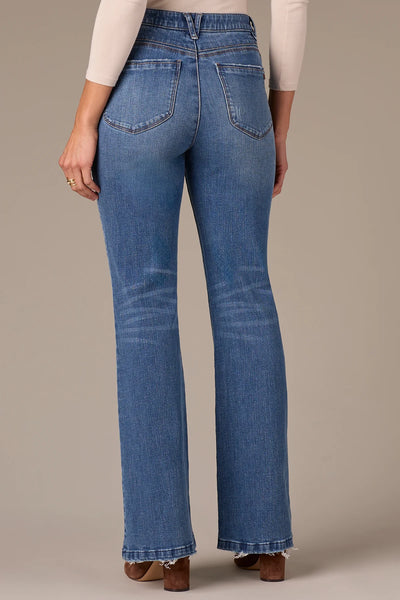 Madison High Rise Itty Bitty Bootcut Jean (Indigo)