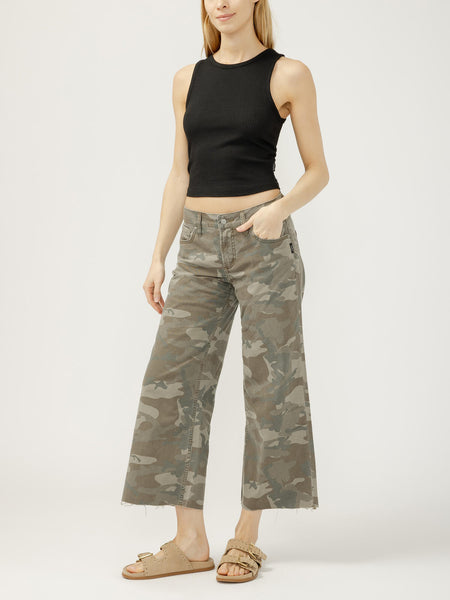 Suki Wide Ankle Jean (Camo)