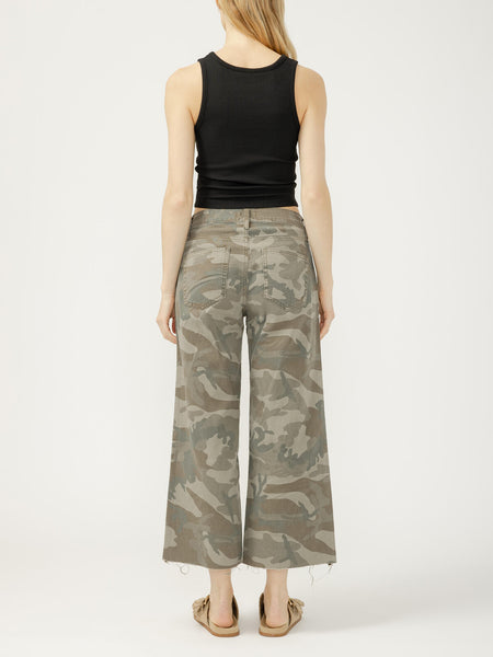 Suki Wide Ankle Jean (Camo)