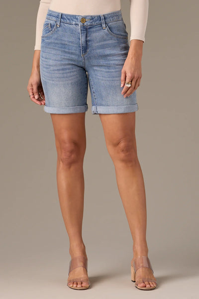 Wit & Wisdom Cuffed Denim Short (Light Blue)