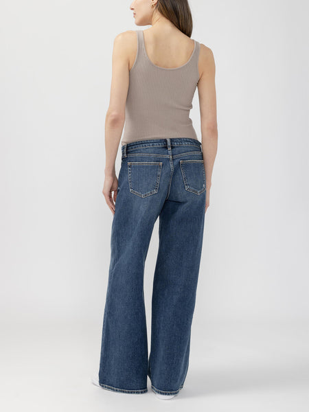 Silver Tuesday Baggy Wide Leg Jeans (Juniper Blue)