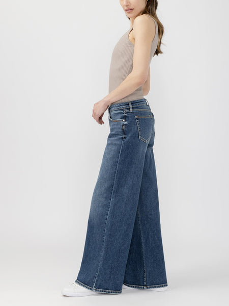 Silver Tuesday Baggy Wide Leg Jeans (Juniper Blue)