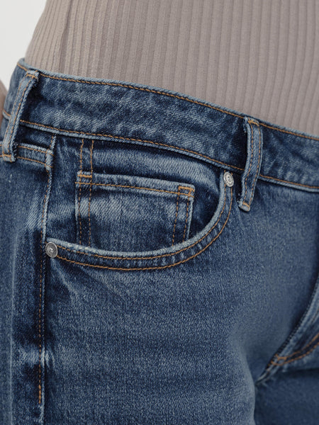 Silver Tuesday Baggy Wide Leg Jeans (Juniper Blue)