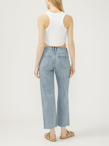 Silver Western Relaxed Straight Jean (Solstice)
