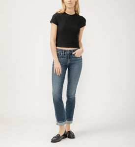 Suki Straight Leg Jean (Isle Blue)
