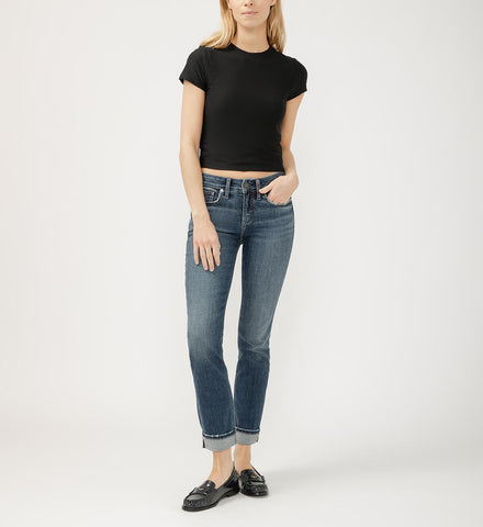 Suki Straight Leg Jean (Isle Blue)