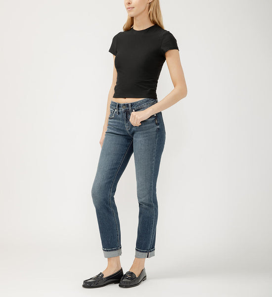 Suki Straight Leg Jean (Isle Blue)