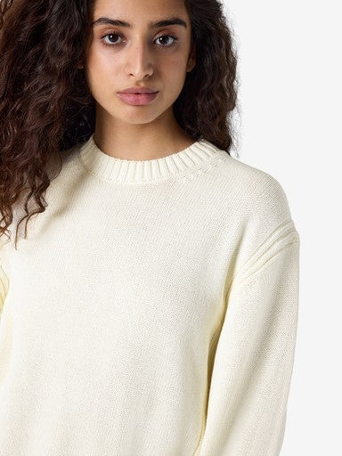 Dara Cotton Blend Sweater (Egg Nog)