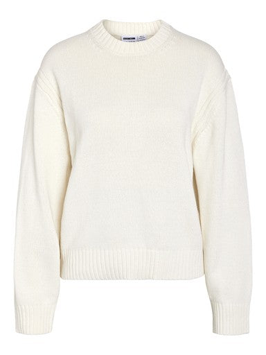 Dara Cotton Blend Sweater (Egg Nog)