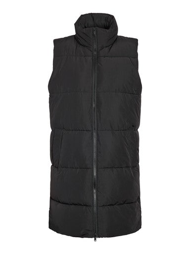 Rosy Puffer Vest (Black)
