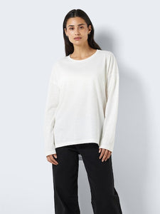 Mathilde High Low Long Sleeve Top (Sugar Swizzle)