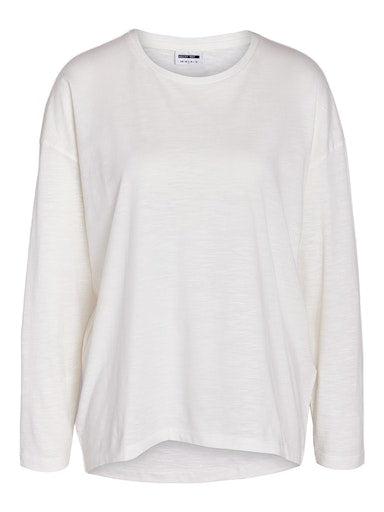 Mathilde High Low Long Sleeve Top (Sugar Swizzle)