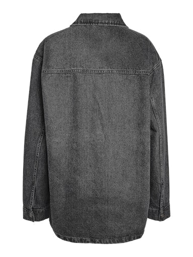 Alva Denim Shacket (Black Denim)