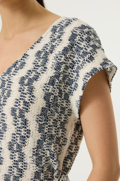 Marnie Cotton Blend Top (Ecru)