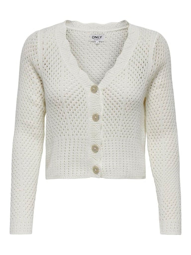 Cloud Knit Button Front Cardigan Top Roselia Button Down Knit