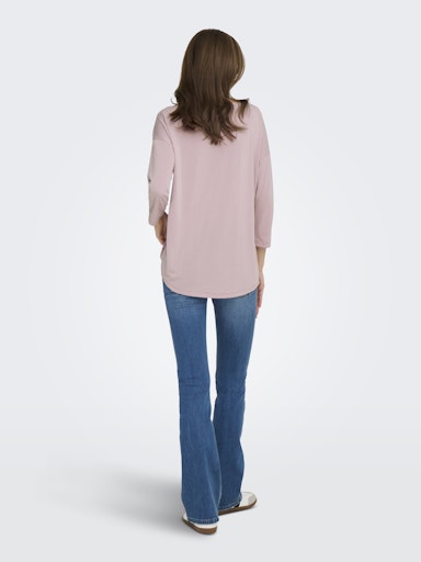 Hannah 3/4 Sleeve Top (Lilac)