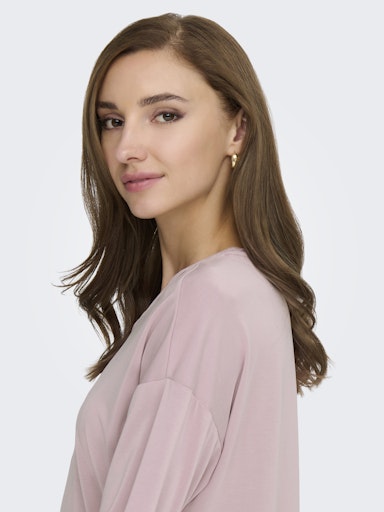 Hannah 3/4 Sleeve Top (Lilac)