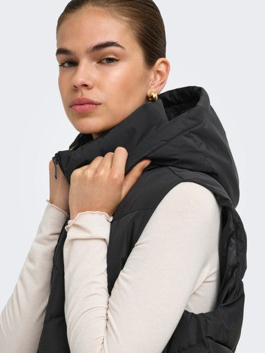 Clair Puffer Vest (Black)