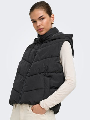 Clair Puffer Vest (Black)