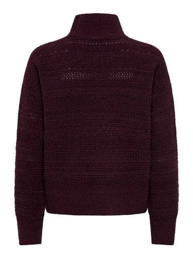 Gabrielle Chenille Sweater (Fudge)