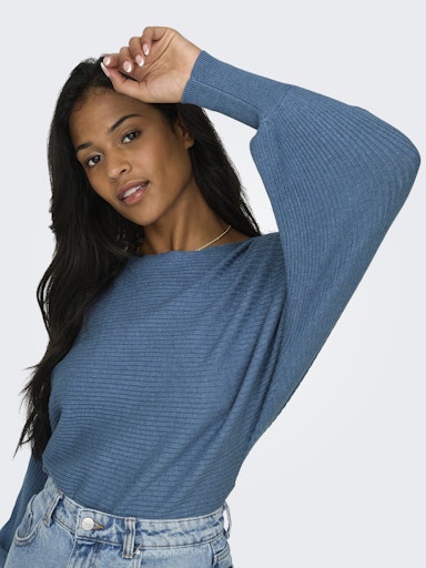 Adaline Knit Pullover (Coronet Blue)