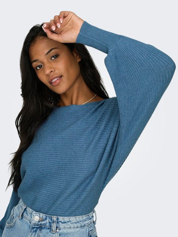 Adaline Knit Pullover (Coronet Blue)