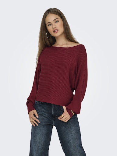 Adaline Knit Pullover (Cabernet)